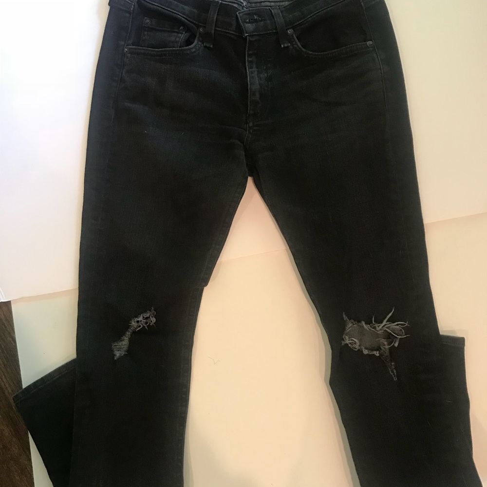 Rag And Bone Distressed Denim - image 2